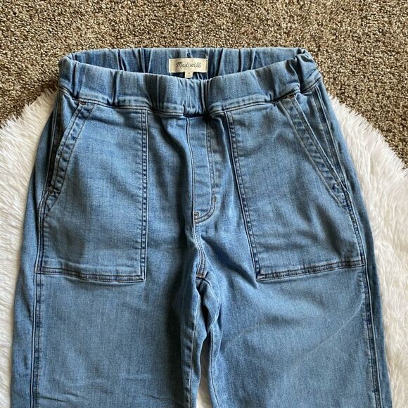 Madewell Jeans Pull On Elastic Waist Womens Size Medium - Picture 3 of 7